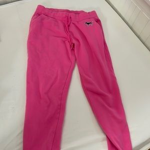 XS Pink/Victoria Secret joggers